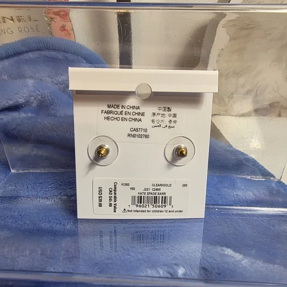 Kate Spade Gold Starfish Earrings, NWT - Picture 2 of 5